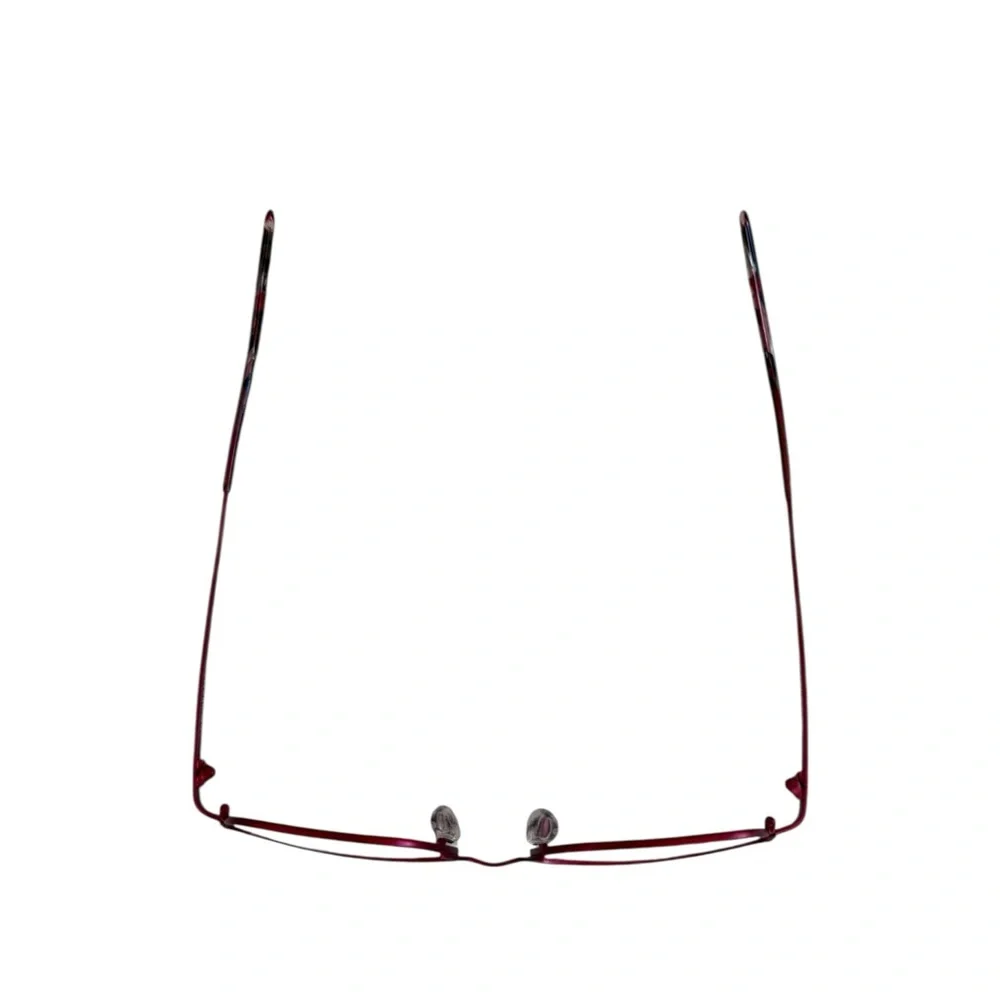 Jean Lafont Eyeglasses Edwige 672 Matte Black/Red Metal Frame France 51 16 135